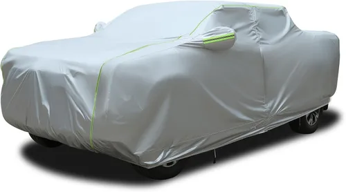 Vista 17 de Tecoom Funda impermeable para todo tipo de clima, resistente al viento, protector de granizo con forro polar y puerta con cremallera, protección