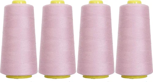 Vista 89 de Threadart Hilo Serger - Costura Poliéster - 2750 Yard Cono 40/2 - Aguamarina Polyester serger thread for overlock sewing, seams and garment