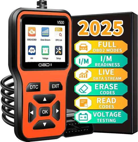 Vista 9 de Herramienta de diagnóstico del escáner OBD2: herramienta de escáner de código de luz del motor con reinicio, DTC, flujo de datos, preparación I/M