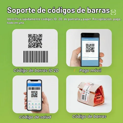 Vista 7 de YANZEO Escáner de código de barras YS860 2D/1D lector de código de barras de escritorio manos libres QR Escáner de código de barras Plug and Play