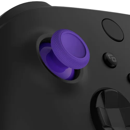 Vista 2 de eXtremeRate Replacement Controller Joystick for Xbox One - 4 PCS Purple Thumbsticks Analog Thumb Sticks Parts for Xbox Series XS, Xbox One SX, Elite