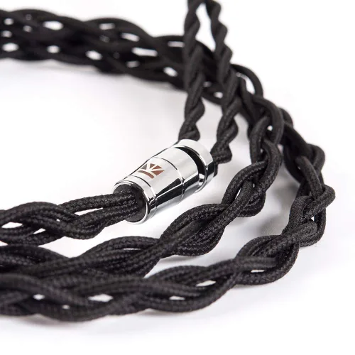 Vista 4 de KBEAR - Cable de auriculares de 4 núcleos y 2 pines [suave], cable de actualización 5N UPOCC Singel, cable desmontable IEM con enchufe de 0.098 in