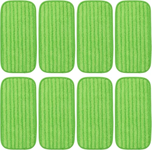 Vista 9 de Almohadillas de microfibra compatibles con Swiffer WetJet, accesorios de repuesto para limpiar suelos de madera dura, almohadillas reutilizables