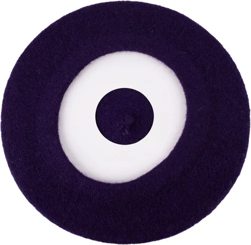 Vista 76 de Hat To Socks Boina francesa de mezcla de lana para hombre y mujer en colores lisos