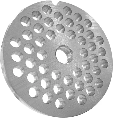 Vista 12 de Discos de Placas de Cuchillas para Moledora de Carne de Acero Inoxidable #12 Compatibles con Picadora de Alimentos FGA y Hobart, Cabelas, Weston