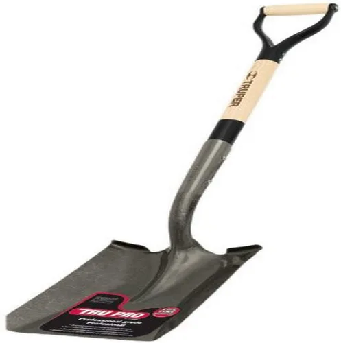 Vista 9 de Truper 31197 Tru Tough - Pala corta de punta cuadrada con mango en D de 19 pulgadas, madera de 19 pulgadas