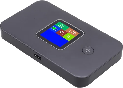 Vista 9 de 4G LTE Mobile WiFi Hotspot Enrutador portátil con ranura para tarjeta SIM 300Mbps 2.4G 5.8G Pantalla LCD de doble banda para viajes Camping Negocios