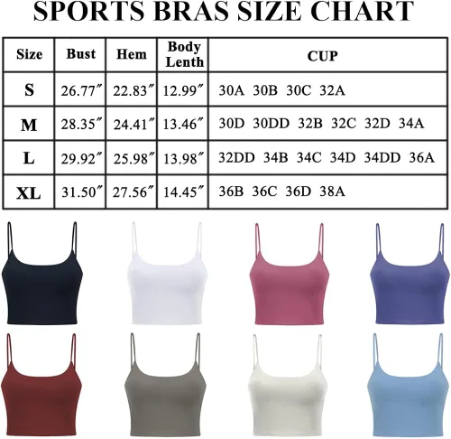 Vista 7 de Nesyd Sujetador deportivo acolchado para mujer, para entrenamiento, yoga, fitness, gimnasio, correr, camiseta sin mangas