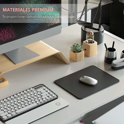 Vista 6 de Brothers Group Alfombrilla para mouse, 1 paquete Anti-Fray Stitched Edges, Premium Textured Surface, Non-Slip Rubber Base, Water and Stain