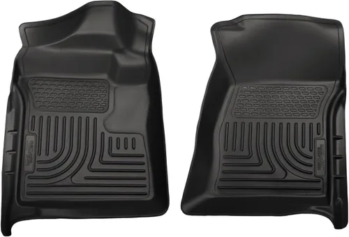 Vista 16 de Husky Liners Tapetes Weatherbeater Compatible con Ford F-250/F-350 doble cabina SOLO 2011-2016 Fila 2, 1 pieza, negro - 19701