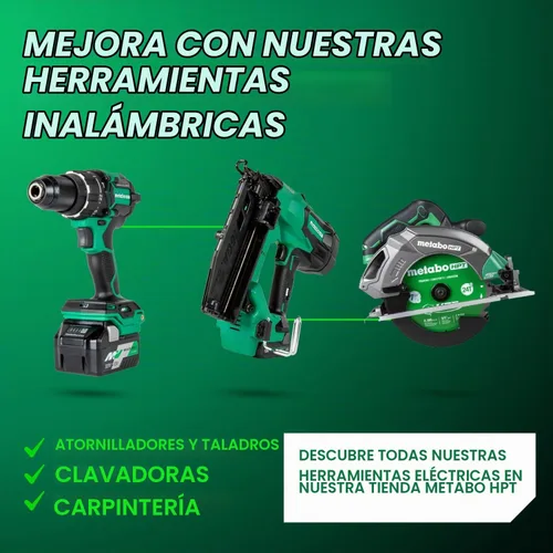 Vista 13 de Metabo HPT Kit de taladro de martillo inalámbrico MultiVolt™ de 36 V sin escobillas de 1/2 pulgada, kit de taladro eléctrico con baterías Metabo