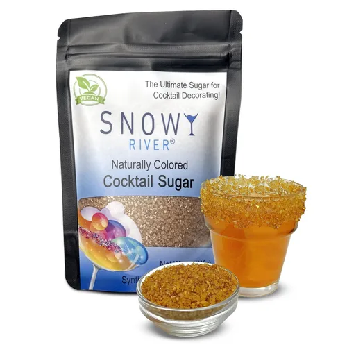 Vista 28 de Snowy River Americas Cocktail Sugar - Rimmer de cóctel Kosher todo natural, rojo, blanco y azul y recortador de café (americanas, bolsa de 1 libra)