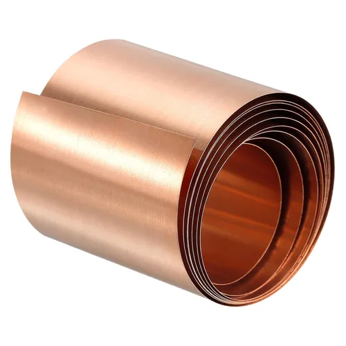 Vista 19 de uxcell Rollo de hoja de cobre, placa 3,280.8 ft m x 16.4 ft m x 1.6 ft m de la hoja del metal