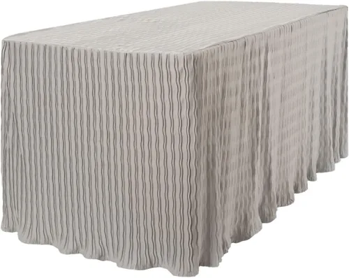 Vista 5 de The Folding Table Cloth 4 pies negro 24x48x29