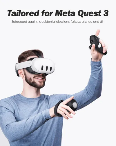 Vista 2 de SUPERUS Controller Grips Cover for Meta Quest 3, Anti-Slip Texture - VR Accessories Compatible with Oculus Quest 3, Silicone Controller Grips Cover