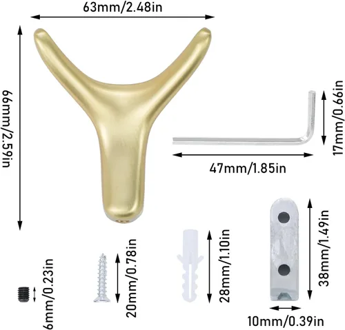 Vista 2 de Ganchos creativos para toallas de cabeza de vaca, ganchos de pared para baño, dormitorio, cocina, hotel, piscina, colgar toallas, ropa, sombreros