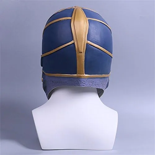 Vista 4 de Rulercosplay Máscara de Halloween Thanos de látex para cosplay