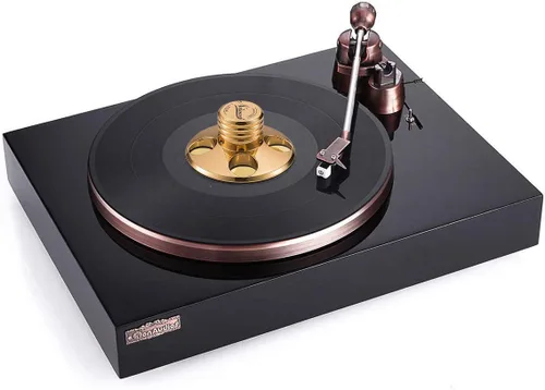Vista 9 de Nobsound STB-01 LP - Tocadiscos de vinilo Estabilizador de disco de metal, peso récord HiFi (dorado)