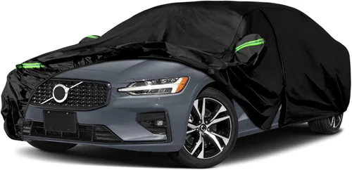 Vista 10 de Fundas impermeables para automóvil de 6 capas para Volvo XC40 2017-2026 All Weather Car Cover with Cotton Liner, Zipper Door, Windproof Bands for