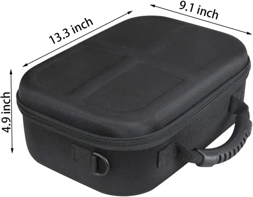Vista 7 de Hermitshell Funda de viaje rígida de EVA para auriculares Oculus Quest 2 Quest VR Gaming negro 2