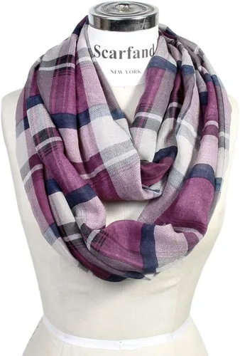 Vista 27 de Bufandas de moda a cuadros y cuadros Infinity de Scarfand's Tartan
