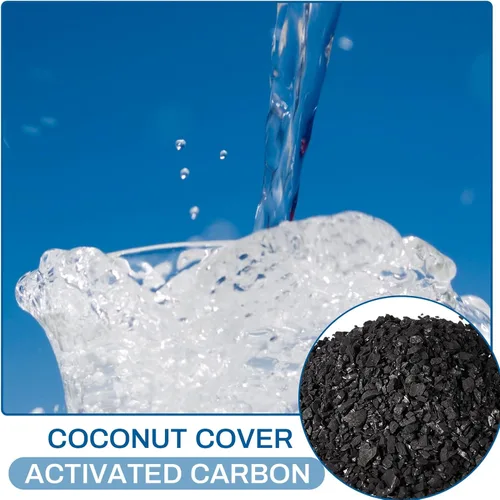Vista 4 de Timgle Filtro de Agua y Aire a Granel Carbón Activado Cáscara de Coco Carbón Activado Granular Malla 10-18 Medios de Filtros de Carbón Destilador