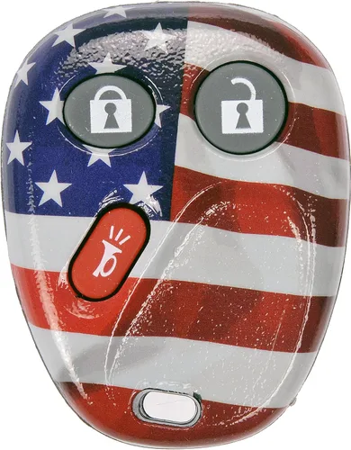 Vista 4 de Dorman - Carcasa de control remoto 13618US para acceso sin llave con impresión de la bandera de los EE.UU.