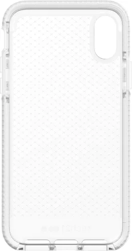 Vista 9 de Tech21 Evo Check - Funda delgada para iPhone X/XS, color blanco transparente, protección inalámbrica y resistente