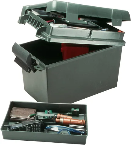 Vista 2 de MTM SPUD1-11 Sportsmen's Plus - Caja seca utilitaria, cierre resistente, junta tórica sellada, fabricada en Estados Unidos, verde bosque