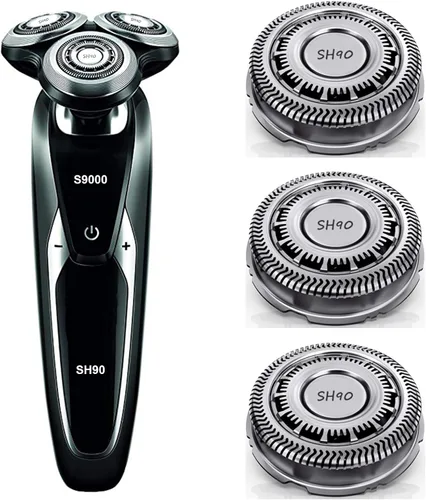 Vista 2 de Cabezales de repuesto SH90 compatibles con Philips Norelco Shaver Series 9000 Series 8950