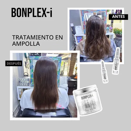 Vista 6 de i Tratamiento de ampollas Para todo tipo de cabello Daños y cabello seco Dimaleate Reconecta los enlaces disulfuro rotos dañados