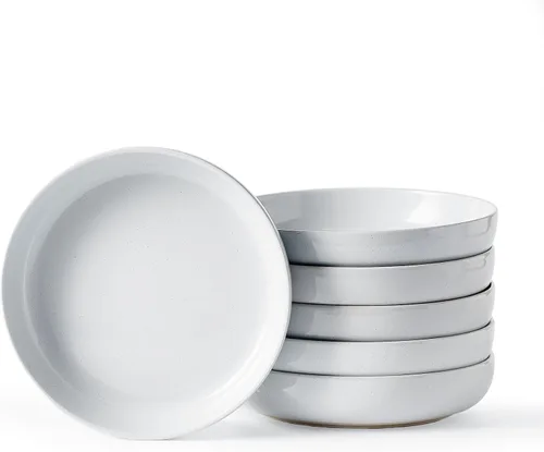 Vista 65 de famiware Milkyway - Juego de 4 cuencos para pasta, 33 onzas, hilo beige