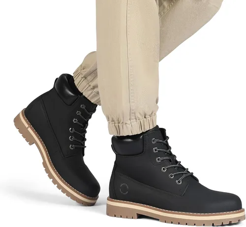 Vista 8 de Bruno Marc Botas clásicas de invierno y otoño para hombre, botas de trabajo al aire libre 2.0
