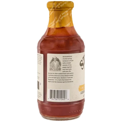 Vista 10 de Stubb's Salsa BBQ de miel dulce y especias, 18 onzas