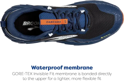 Vista 5 de Brooks Zapatillas de running impermeables Cascadia 17 GTX para hombre