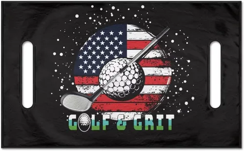 Vista 12 de Fundas de asiento de carrito de golf con diseño de hojas de ciervo y bandera estadounidense, funda de asiento reutilizable anticalor, protector