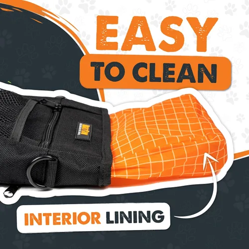 Vista 3 de Bolsa de golosinas para perros Mighty Paw Cierre magnético sin derrame - Bolsas con manos libres para entrenamiento - Bolsas de golosinas