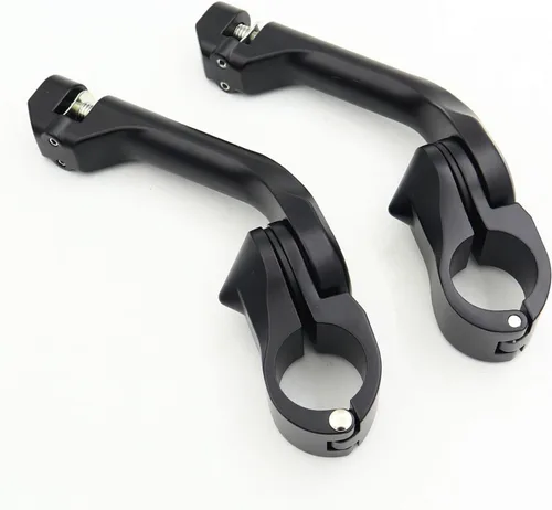 Vista 5 de Estriberas de carretera de 1.25 pulgadas para motocicleta con barras de choque, pedal de crucero ajustable para Harley Touring Electra Glide Dyna