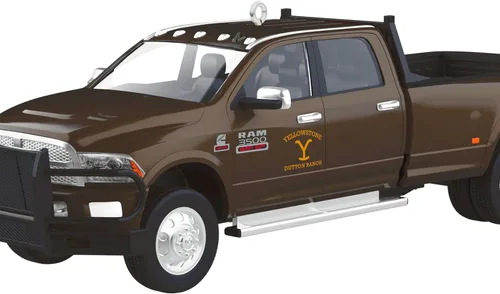 Vista 5 de Hallmark Keepsake Adorno de Navidad, Yellowstone 2014 Ram 3500, regalos de programas de televisión