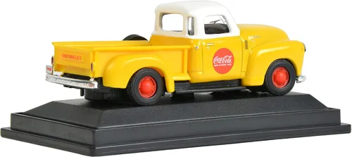 Vista 2 de Motor city classics Coca-Cola Diecast coleccionable Chevrolet 3100 Pickup 1953 Escala fundida a presión 1:72 Modelo 472002 Con licencia