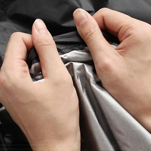 Vista 3 de J&C Cubierta para ATV, 78 x 37 x 41 pulgadas, cubierta impermeable para exteriores, cubierta de almacenamiento de 4 ruedas para protección UV
