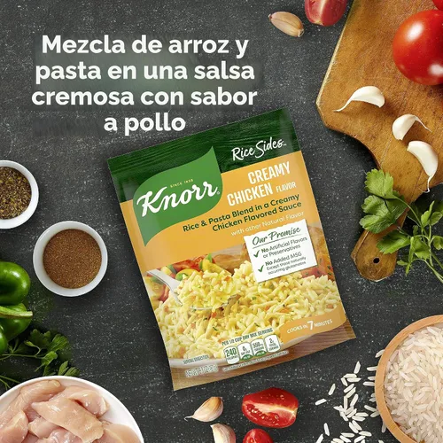 Vista 4 de Knorr - Plato de arroz con setas Rice Sides, 8 unidades de 5.5 onzas (155 g)