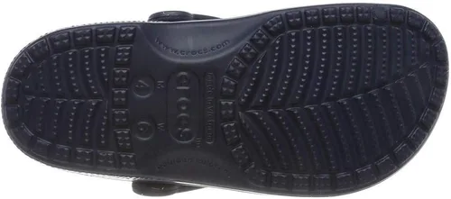 Vista 21 de Crocs Zuecos clásicos unisex, azul marino, 9 US hombres/11 US mujer