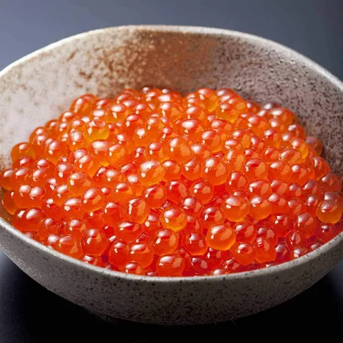 Vista 2 de Caviar Rojo Salmón, Huevas Chum Premium 2.2 lb 35.27 oz