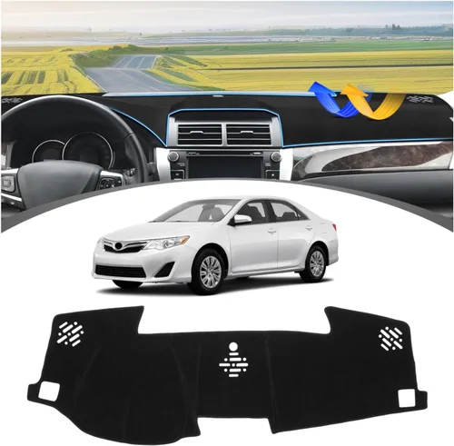 Vista 11 de FIILINES Cubierta para tablero Compatible con Mazda 3 2010-2013 Accesorios Tapete para tablero para Mazda 3 Accesorios Tapete para salpicadero