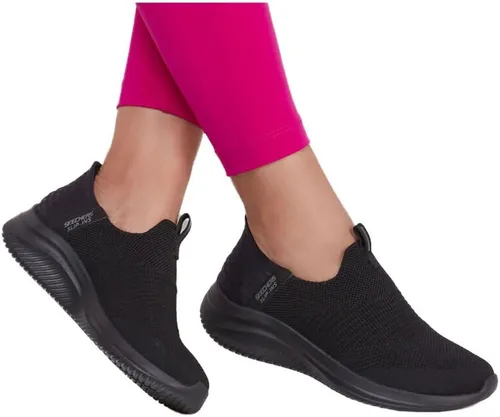 Vista 5 de Skechers Zapatos deportivos para mujer con manos libres Ultra Flex 3.0 Negro