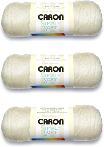 Vista 11 de Caron Simply Soft Paints Hilo (4) Grosor Mediano Worsted 100% Acrílico - 5oz - Oceana - Lavado y Secado a Máquina