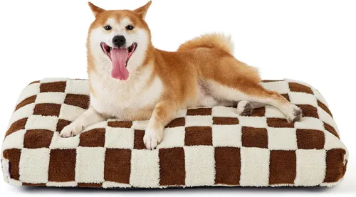 Vista 16 de LE SURE - Bonita almohada estética para mascotas, tamaño mediano, diseño jacquard grueso para mascotas, 30 x 20 pulgadas