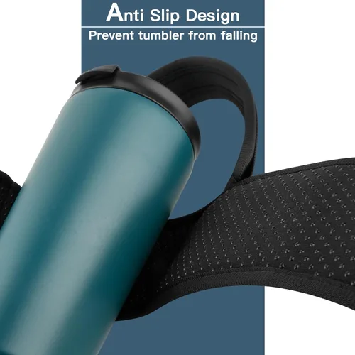 Vista 6 de Xxerciz Soporte para botella de agua con correa ajustable para el hombro, soporte portátil para botella de agua para caminar