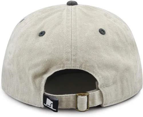 Vista 4 de The Hat Depot 100% Cotton Pigment Dyed Low Profile Dad Hat Six Panel Cap